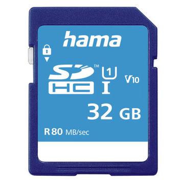 Hama 00124135 mémoire flash 32 Go SDHC UHS-I Classe 10