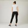 NYAMBA  Legging fitness 7/8 coton extensible avec poches femme - Fit+ noir Noir