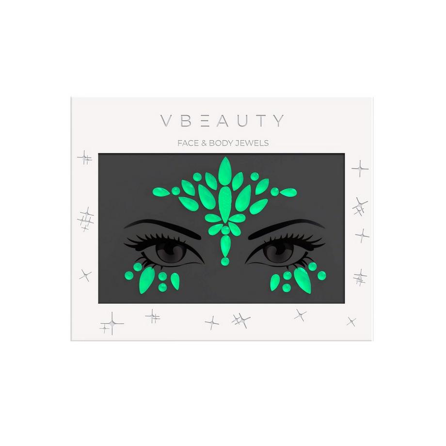 VBEAUTY  Face Jewels #fiftyshadesofglitter GLOW IN THE DARK 