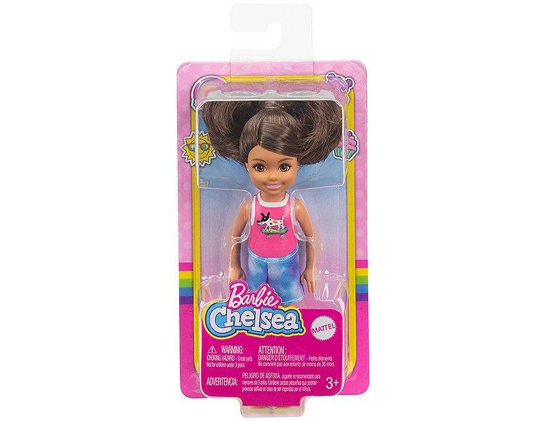 Barbie  Chelsea Puppe Skater-Dog Top 