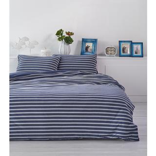 Living Home Melange Jersey Double Face Set de linge de lit  