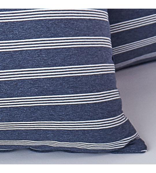 Living Home Melange Jersey Double Face Set de linge de lit  