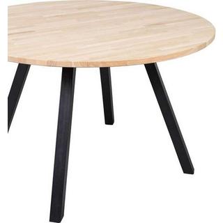 mutoni Table à manger Tablo chêne FSC ronde 120x120 pieds carrés  