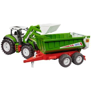 bruder  ROADMAX Traktor mit Frontlader und Kippanhänger Fertigmodell Landwirtschafts Modell 