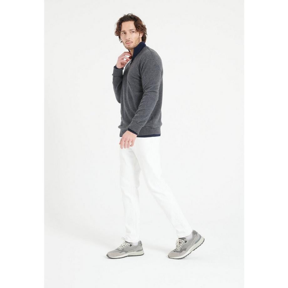 Studio Cashmere8 Luke 11 Pull Col V  