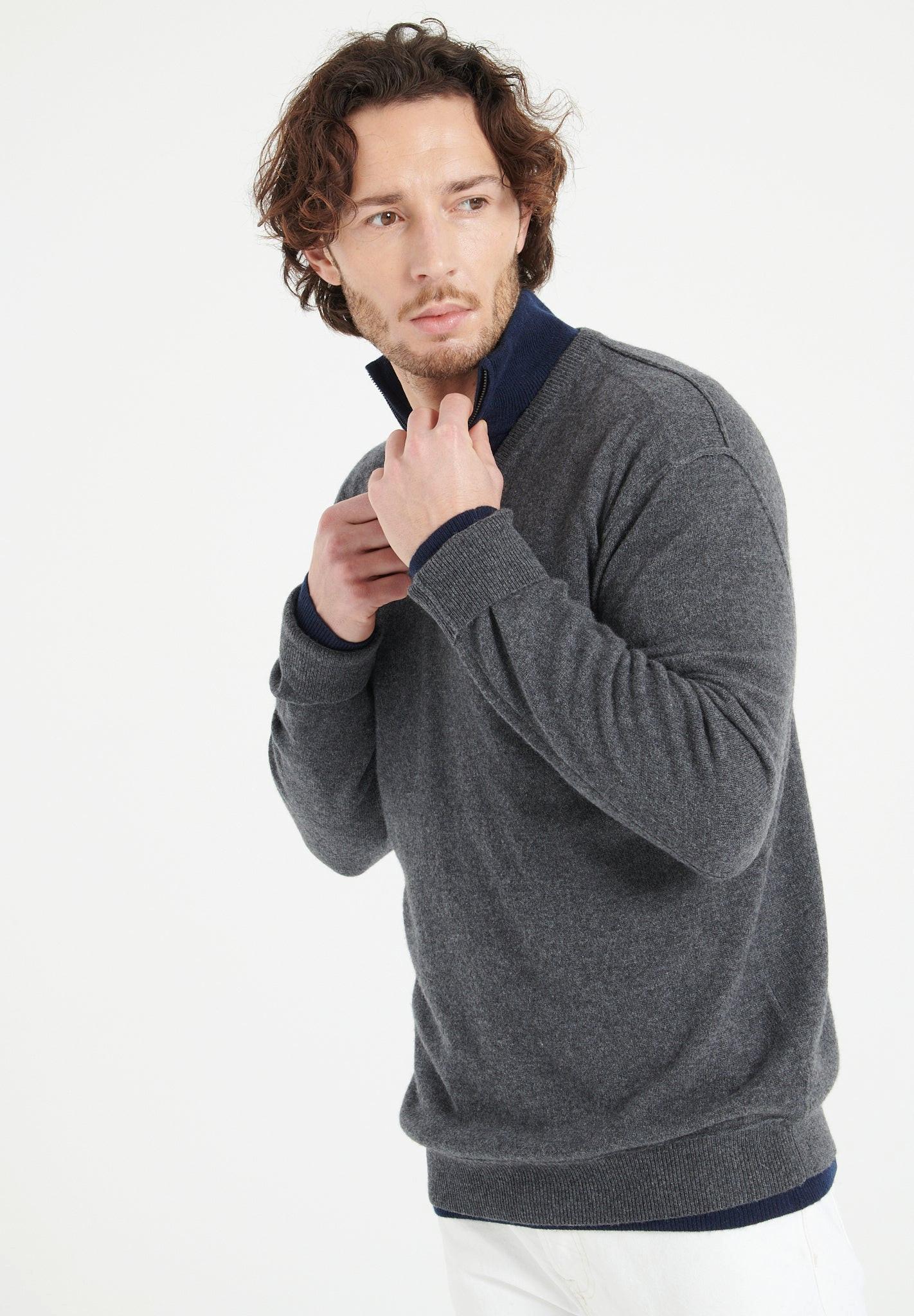 Studio Cashmere8  LUKE 11 Pullover mit V-Ausschnitt - 100% Kaschmir 