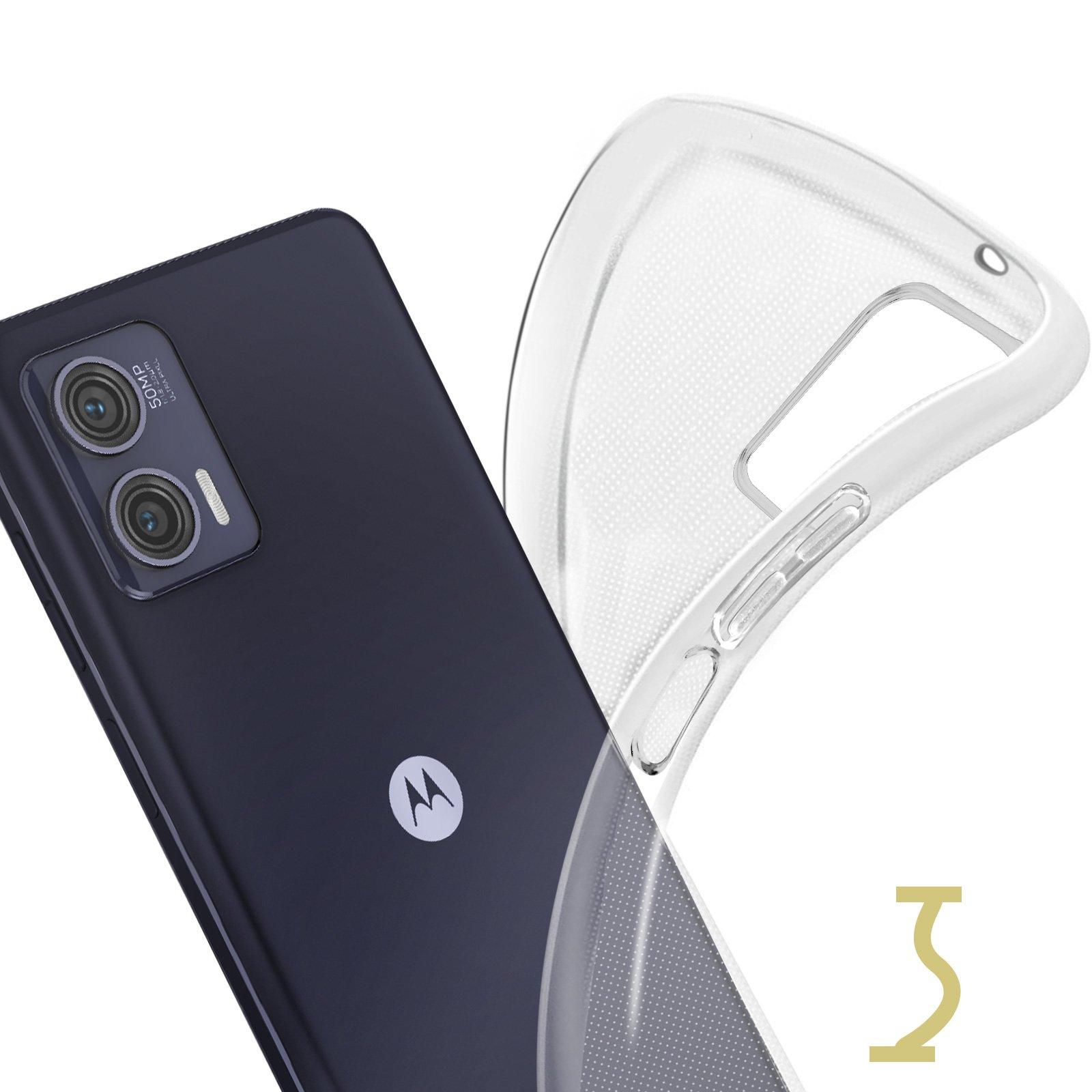 Avizar  Coque Motorola Moto G73 Transparent 