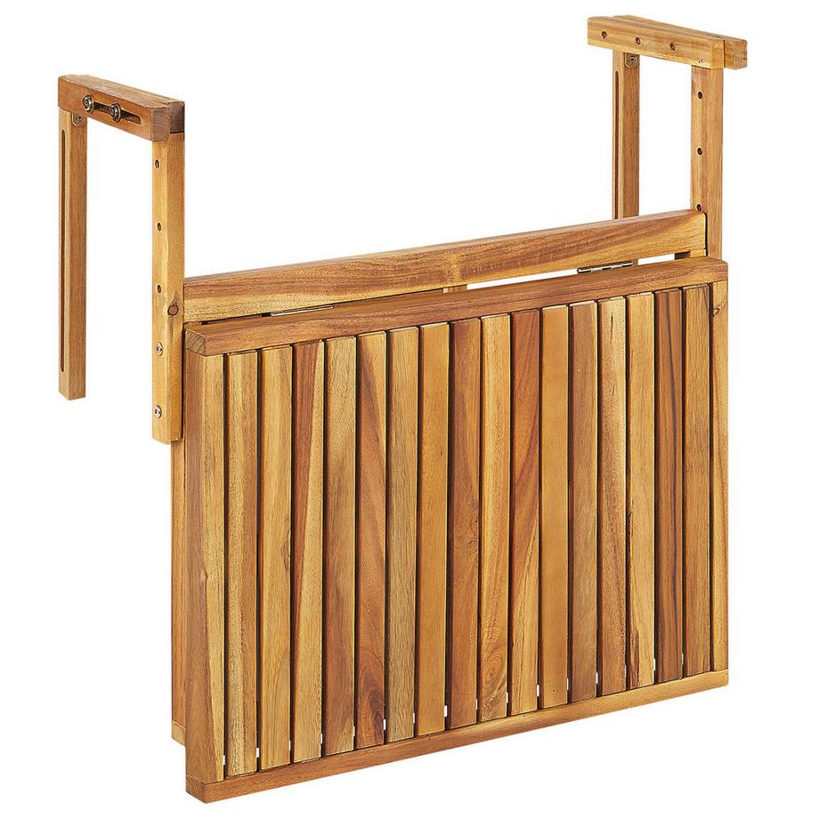 Beliani Balkontisch aus Akazienholz  UDINE  