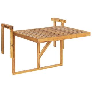 Beliani Table de balcon en Acacia Boho UDINE  