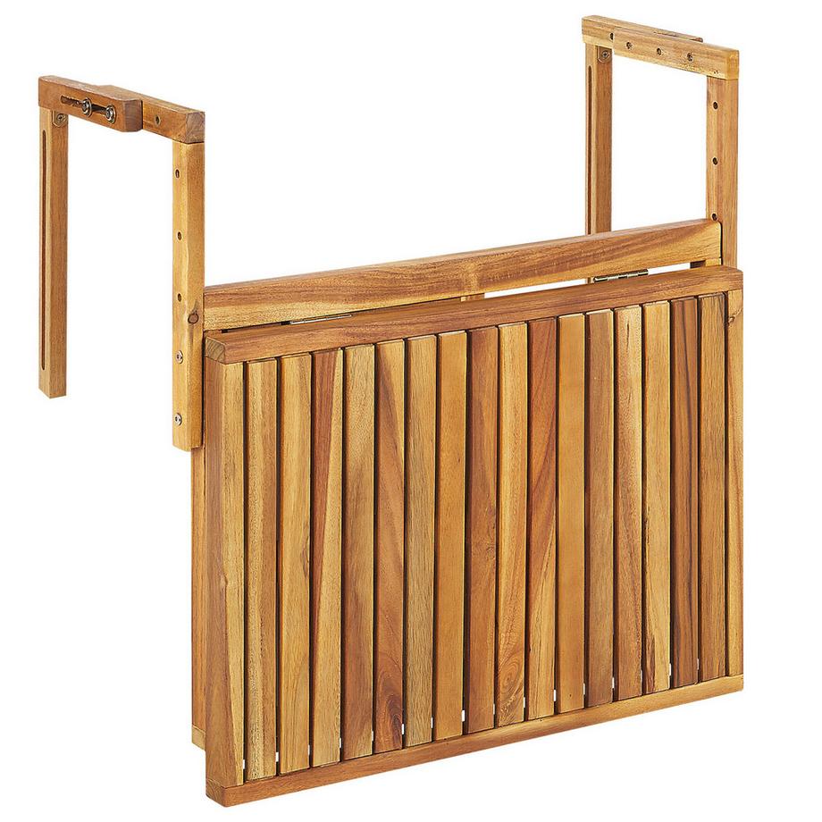 Beliani Balkontisch aus Akazienholz  UDINE  