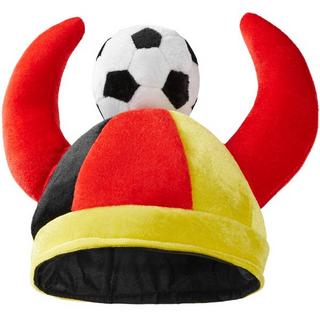 Tectake  Deutschland Fan Hut mit Hörnern 