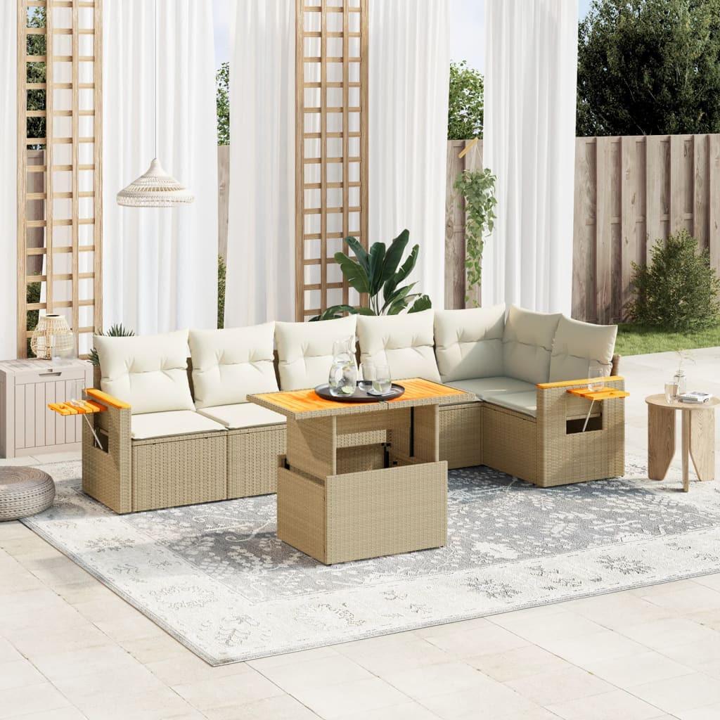 VidaXL Garten sofagarnitur poly-rattan  