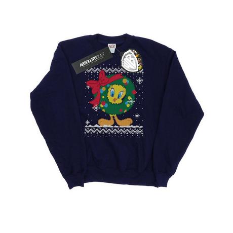 LOONEY TUNES  Sweat TWEETY PIE CHRISTMAS FAIR ISLE 