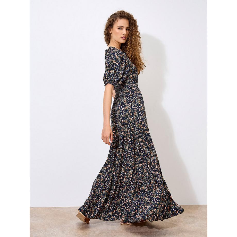 APRICOT Abito Lungo Floreale Paisley  