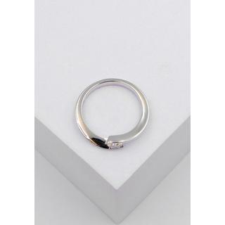 MUAU Schmuck  Bague Solitaire Diamant 0.25ct. or blanc 750 