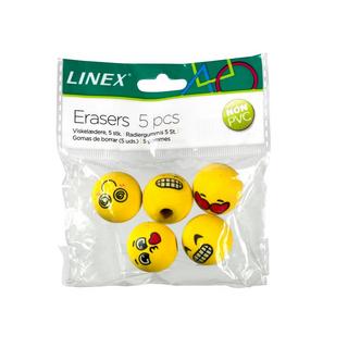 Linex Linex 400114751 gomma per cancellare Giallo 5 pz  