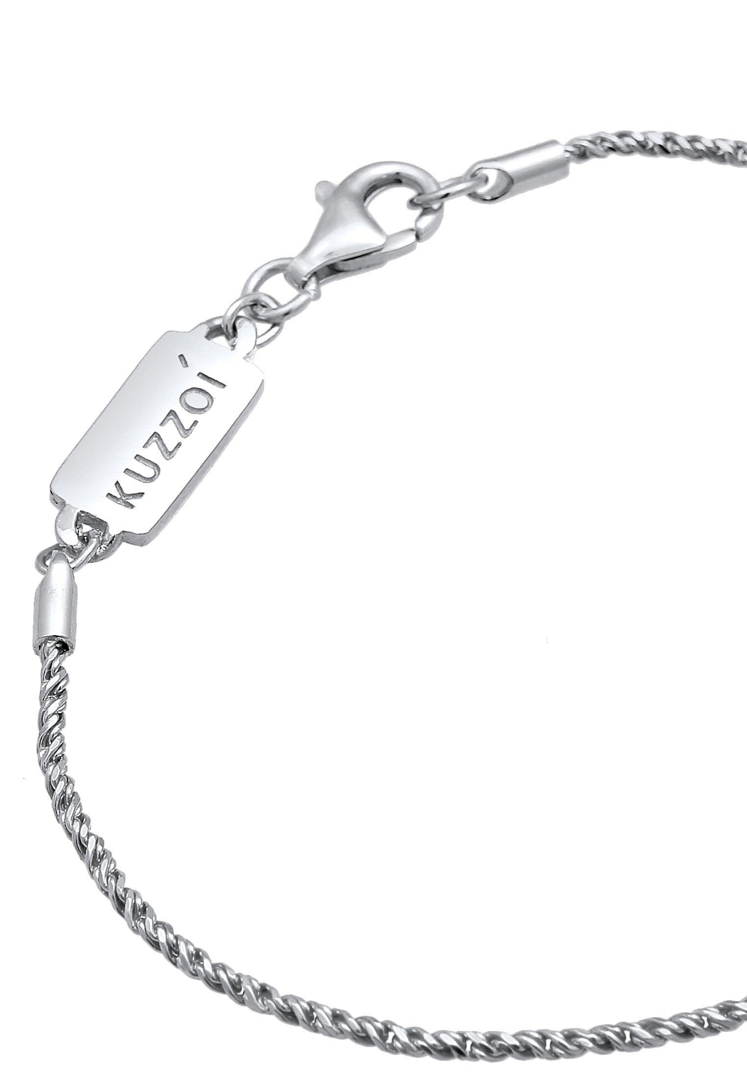 Kuzzoi  Armband  Basic Kordelkette Gedreht 925 Silber 