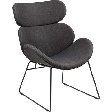 Fauteuil lounge Bubble Gris