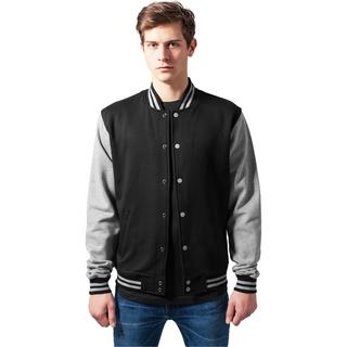URBAN CLASSICS Zweifarbige College Sweatjacke  