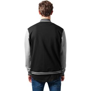 URBAN CLASSICS Zweifarbige College Sweatjacke  