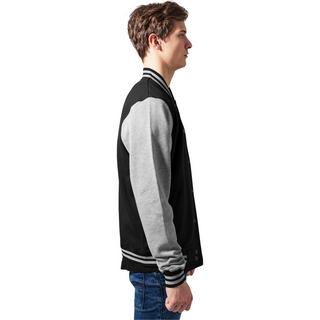 URBAN CLASSICS Zweifarbige College Sweatjacke  