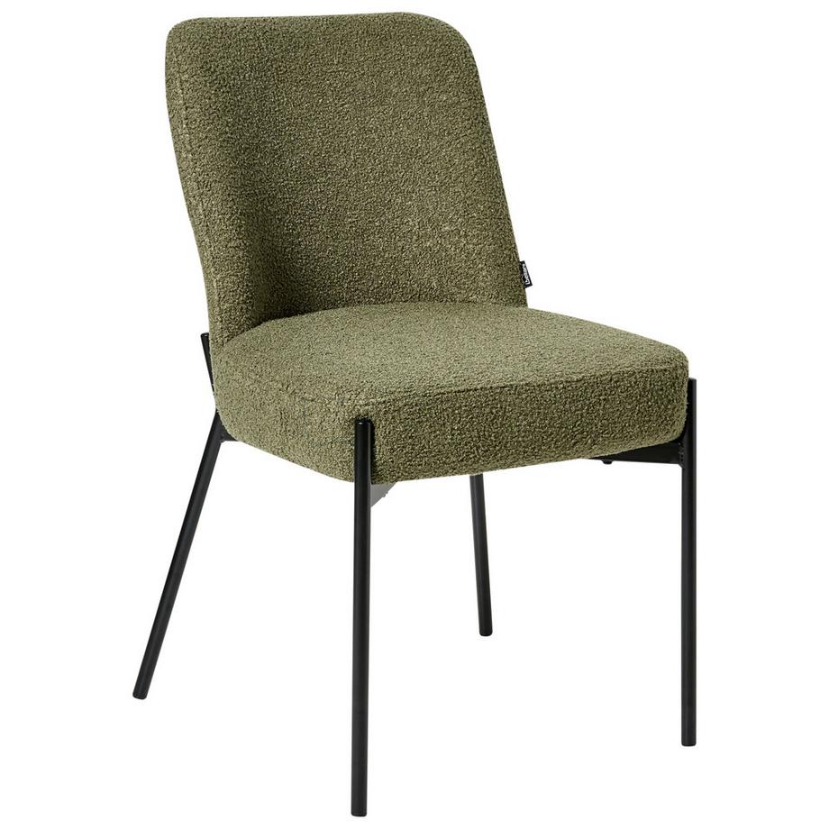 Beliani Set di 2 sedie en Bouclé Retrò MALIN  