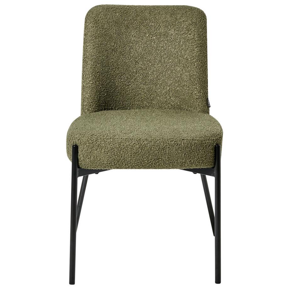 Beliani Set di 2 sedie en Bouclé Retrò MALIN  