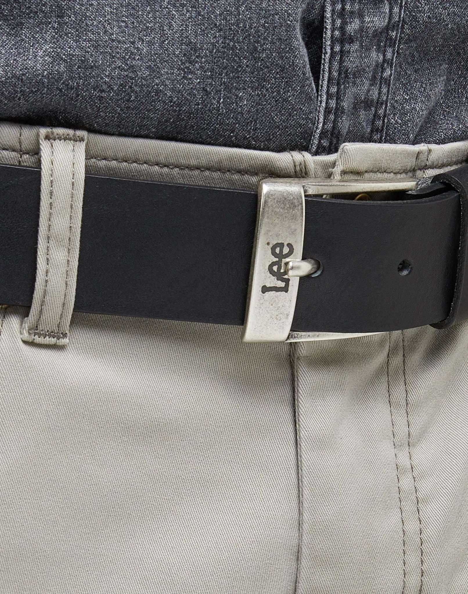 Lee Cintura Pelle Logo Fibbia  