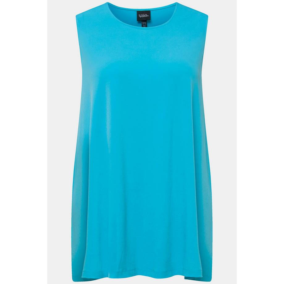 Ulla Popken Haut en jersey Ligne A Sans Manches Col Rond  