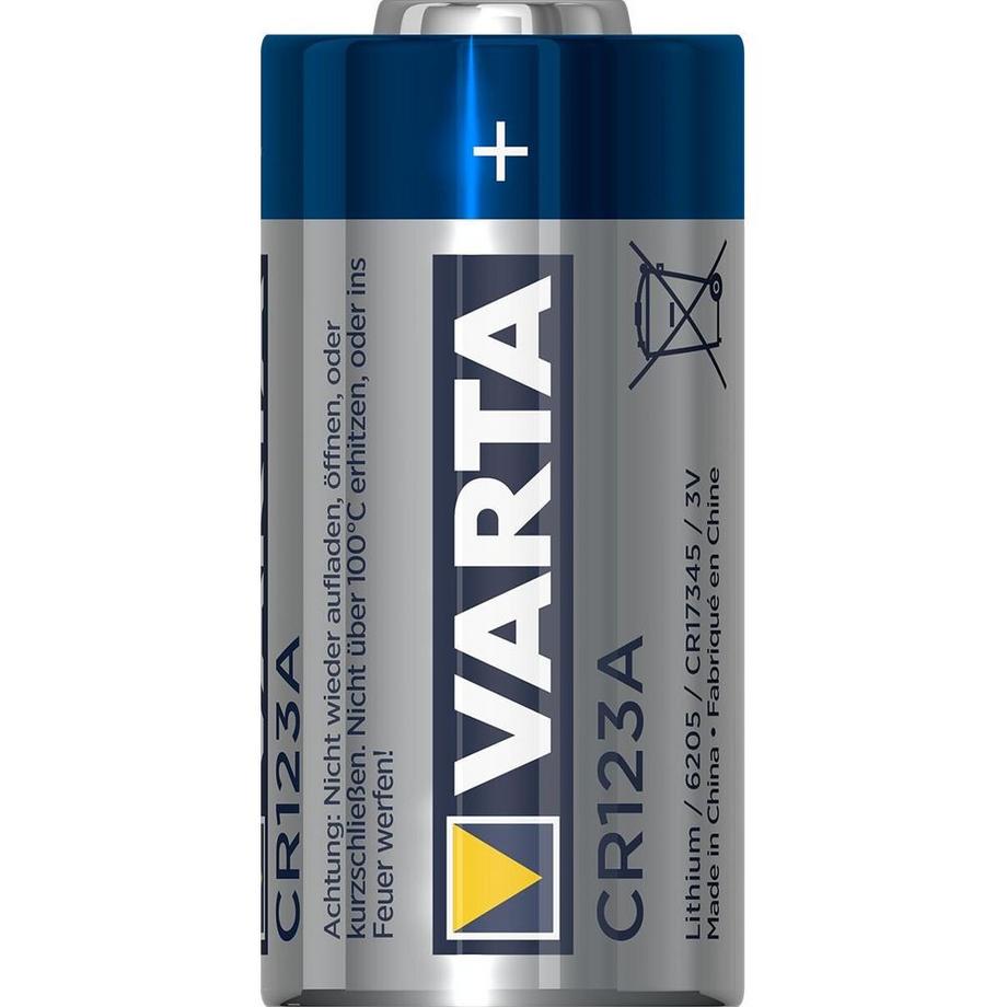 VARTA  LITHIUM Cylindrical CR123A Megablister 10 