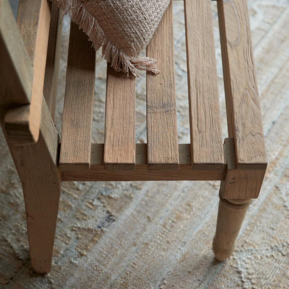 Tikamoon Banc en teck massif recyclé Paula  