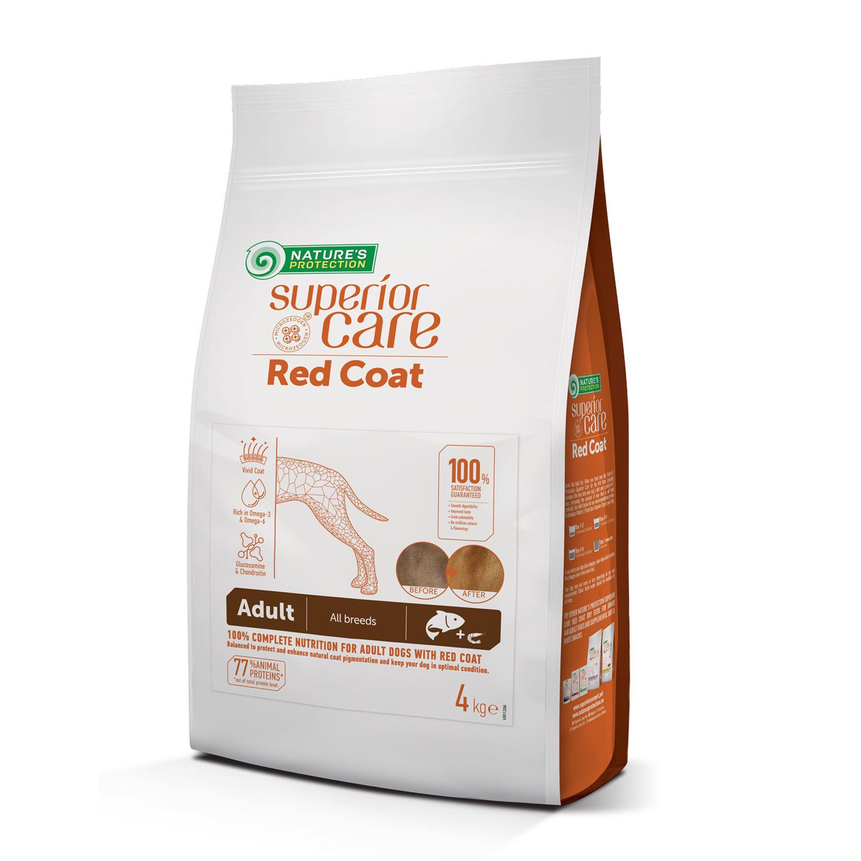 Nature's Protection Superior Care  Red Coat Adult avec saumon 