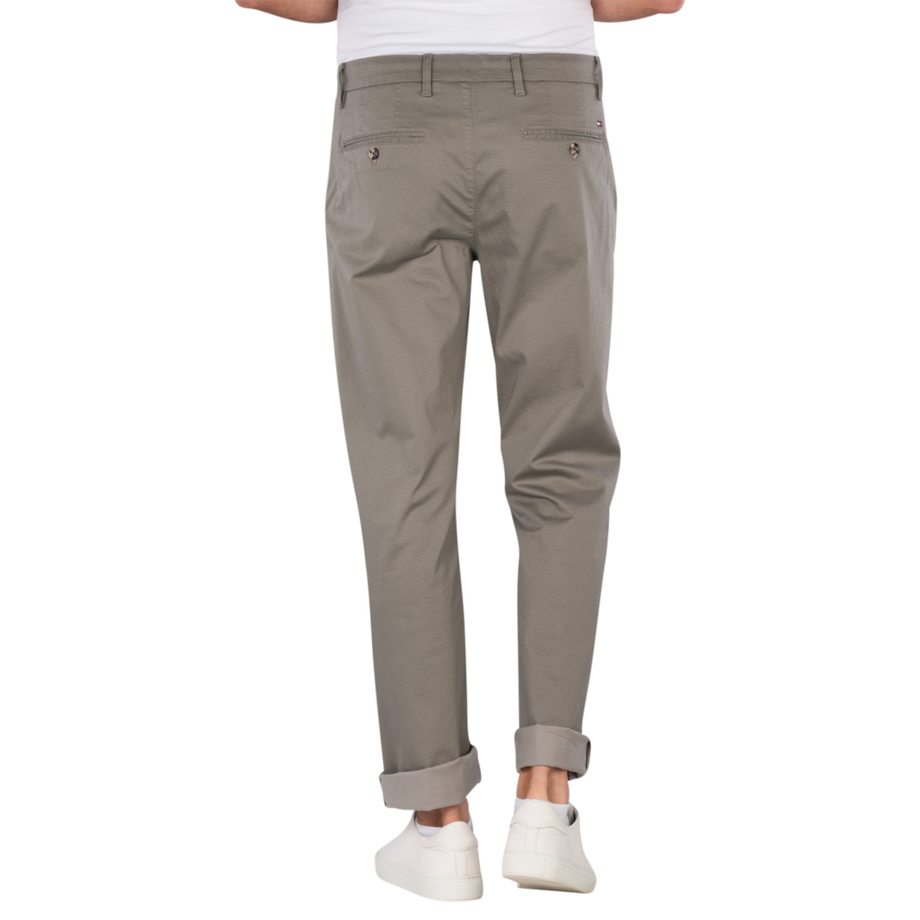 TOMMY HILFIGER Denton Printed Structure Chino Gerades Bein Hose  