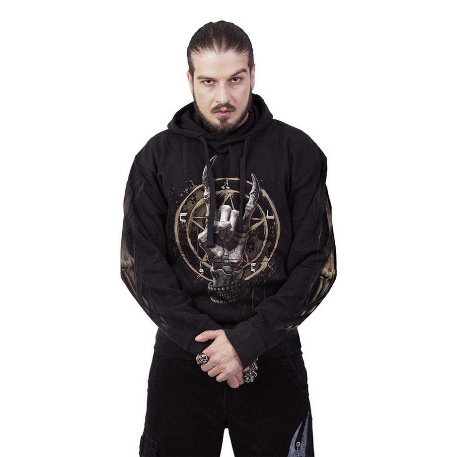 Spiral Sweat à Capuche Pure Metal avec Imprimé au Dos et sur les Manches  