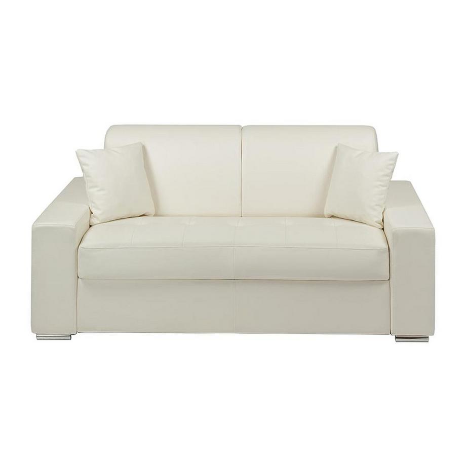 Vente-unique Schlafsofa 2Sitzer EMIR Liegefläche Matratzen  