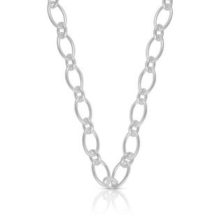 MUAU Schmuck  Collier Anker Silber 925, 7.5mm, 50cm 