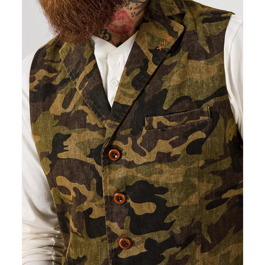 Joe Browns Stoffweste mit Tarnmuster  