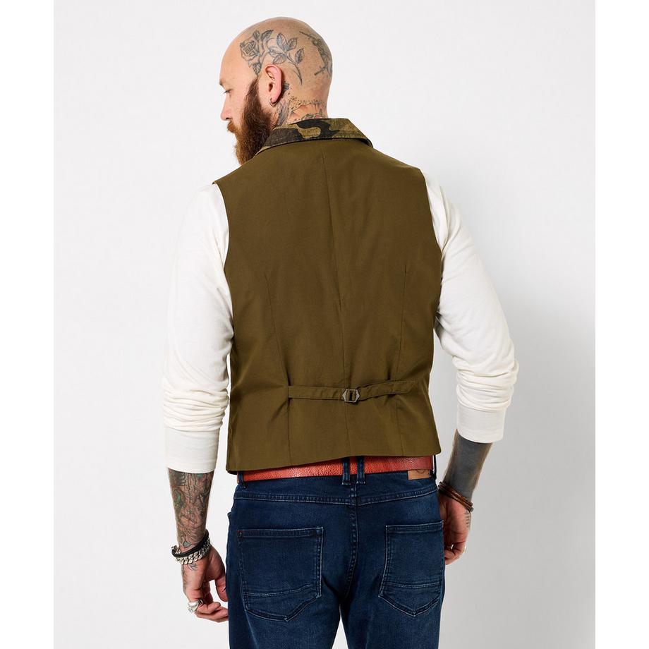 Joe Browns Stoffweste mit Tarnmuster  