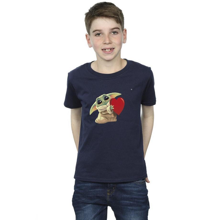 STAR WARS  Tshirt THE MANDALORIAN THE KIDS WITH HEART 