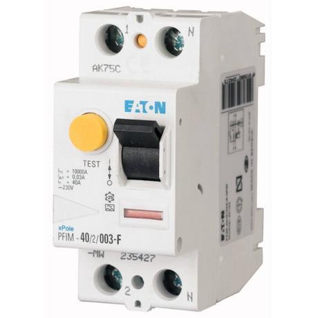 EATON  PFIM-25/2/003-G/F Interruttore differenziale per frequenze miscelate s 2 poli 25 A 0.03 A 230 V 