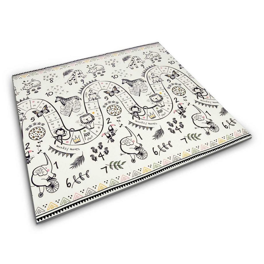 B2X Faltbare Spielmatte Nukido NK-340, 200 x 180 x 1 cm  