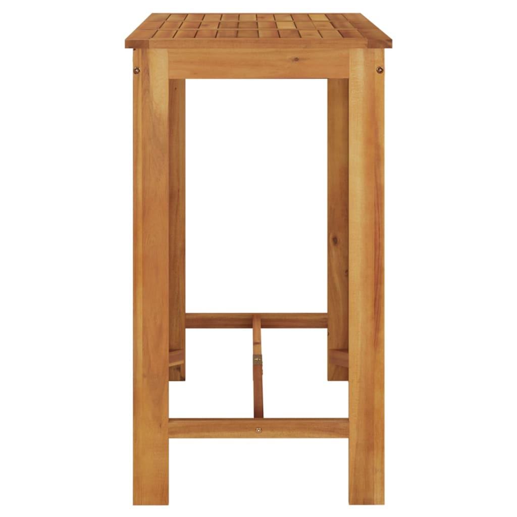 VidaXL Table de bar de jardin bois  