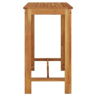 VidaXL Table de bar de jardin bois  