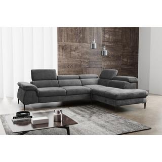 PASCAL MORABITO Ecksofa mit Schlaffunktion SEPINA von PASCAL MORABITO Stoff Ecke rechts  