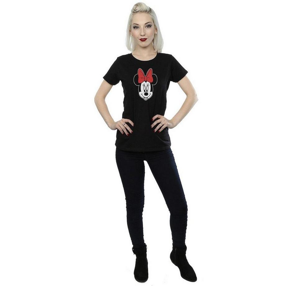 Disney Minnie Mouse T-Shirt Fiocco Glitter  