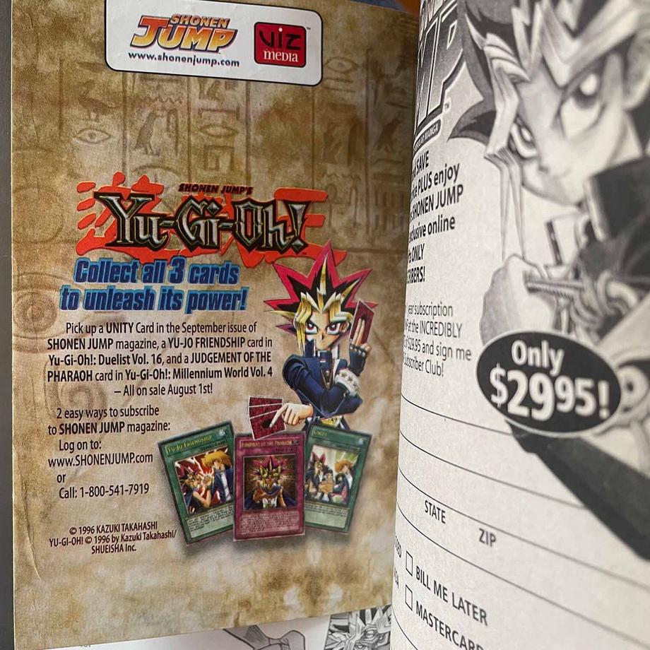 Yu-Gi-Oh!  Yu-Gi-Oh!​ Millennium World Volume 4 - SEALED PROMO - Judgement Of The Pharaoh JUMP-EN008 