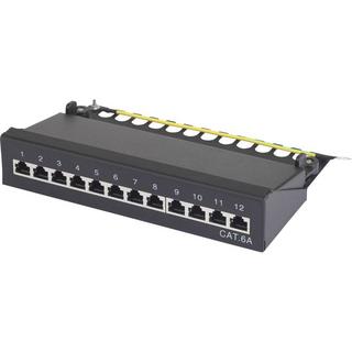 Renkforce  12 Port Netzwerk-Patchbox CAT 6a 1 HE 