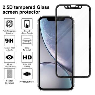 Cadorabo  Plein écran Film de protection compatible avec Apple iPhone XR - Verre de protection d'écran trempé d'une dureté de 9H avec 3D Touch (RETAIL PACKAGING) 