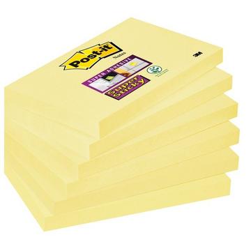 POST-IT Notes Super Sticky 76x127mm 6556SSCY gelb 6x90 Blatt