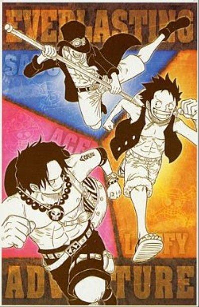 Banpresto Poster - One Piece - Luffy, Ace & Sabo  